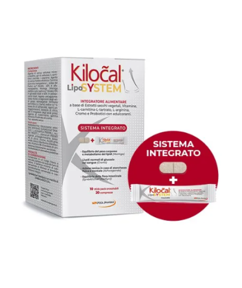 KILOCAL LipoSystem Integratore 20 compresse +10 stick