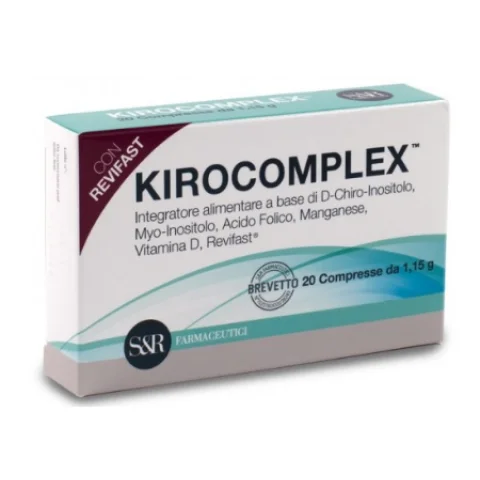Kirocomplex 20 Compresse - Integratore alimentare per ovaio policistico e regolarit&agrave; ciclo mestruale