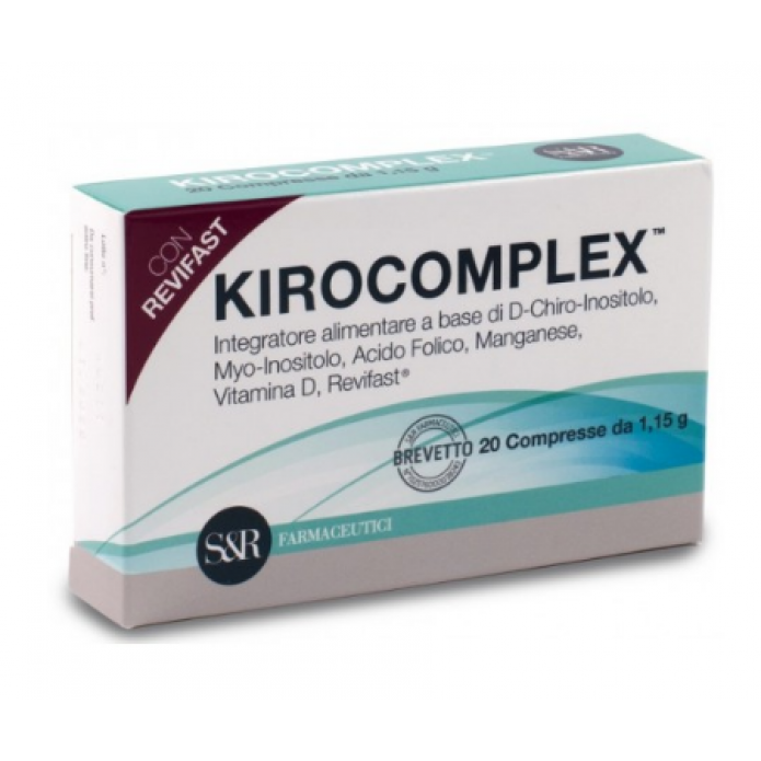 Kirocomplex 20 Compresse - Integratore alimentare per ovaio policistico e regolarità ciclo mestruale