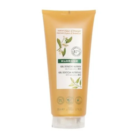 Klorane Gel Doccia Nutritivo Profumo Fiore d'Arancio 200ml