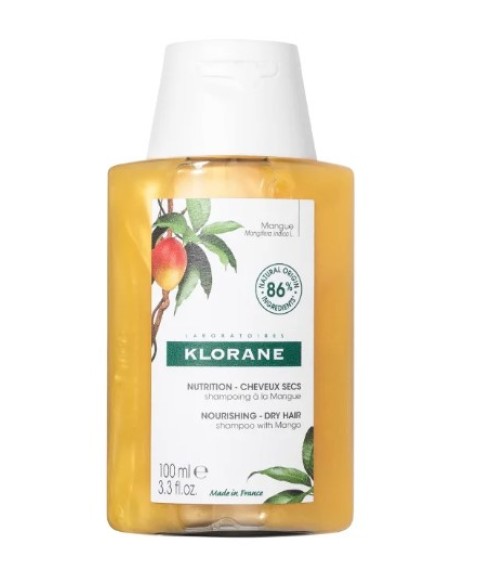 Shampoo Klorane al Mango per capelli secchi 100ml