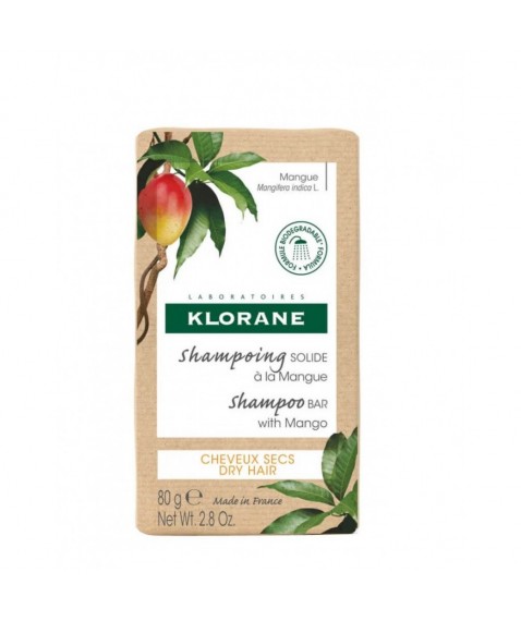 Klorane Shampoo Solido al Mango 80g