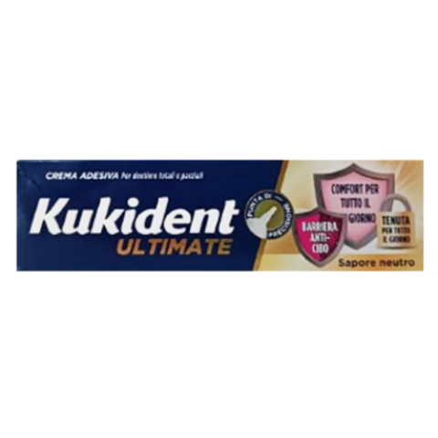 Kukident Ultimate Neutro crema per protesi dentali 40 grammi Kukident Ultimate Neutro crema per protesi dentali 40 grammi