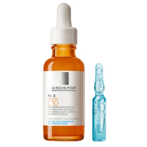 La Roche Posay Pure Vitamin C10 Siero Viso 30 ml + 1 Ampolla Hyalu B5 1,8 ml La Roche Posay Pure Vitamin C10 Siero Viso 30 ml + 1 Ampolla Hyalu B5 1,8 ml
