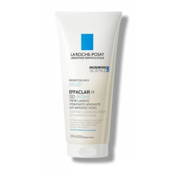 La Roche Posay Effaclar H Iso Biome 200 ml Crema Detergente per Pelle Grassa a Tendenza Acneica