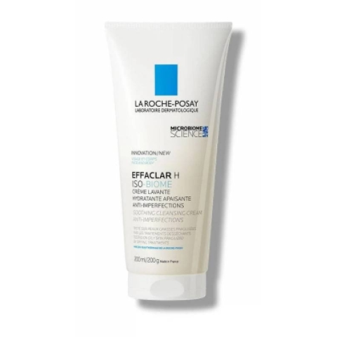 La Roche Posay Effaclar H Iso Biome 200 ml Crema Detergente per Pelle Grassa a Tendenza Acneica La Roche Posay Effaclar H Iso Biome 200 ml Crema Detergente per Pelle Grassa a Tendenza Acneica