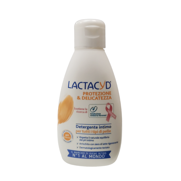 Lactacyd Protezione & Delicatezza Detergente Intimo per Tutti i Tipi di Pelle 200 ml