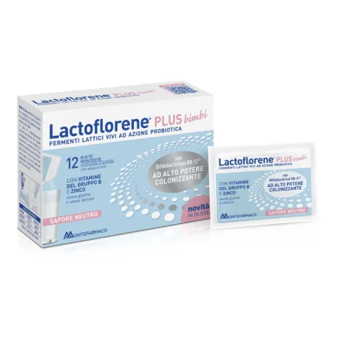 Lactoflorene Plus Fermenti Lattici per Bimbi 12 bustine - Scadenza gennaio 2025