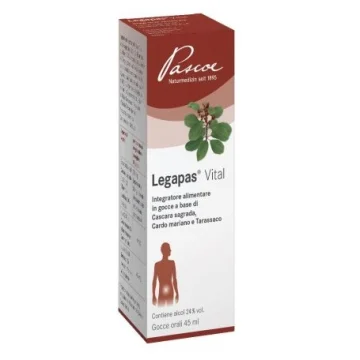 LEGAPAS VITAL Integratore di Cascara Sagrada, Cardo Mariano e Tarassaco 45ml