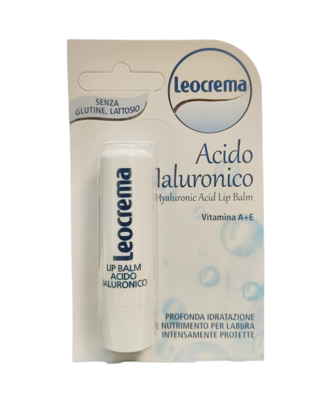 Leocrema Balsamo Labbra Acido Ialuronico 1 Stick 5,5 ml - Per labbra secche e screpolate