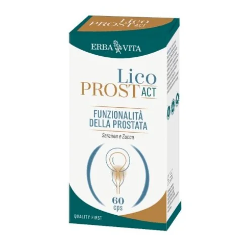 LICOPROST ACT 60 Capsule Integratore per il benessere della prostata
