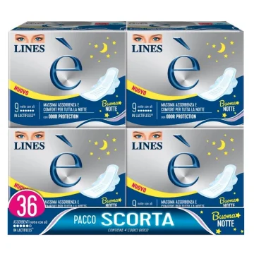 Lines E' Quadri Notte 4x36pz