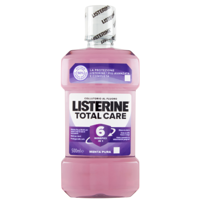 Listerine Total Care Collutorio al Fluoro 500ml