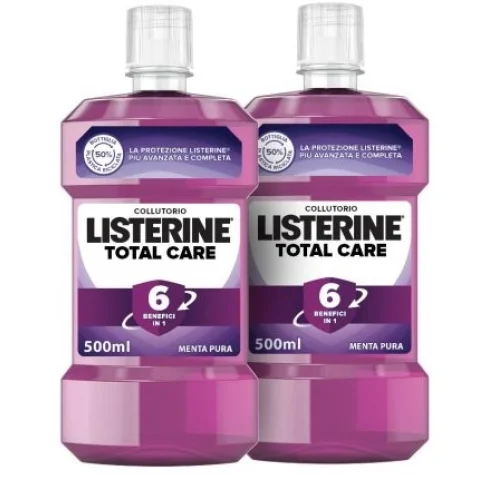 LISTERINE TOTAL CARE 2 Collutori x 500ml
