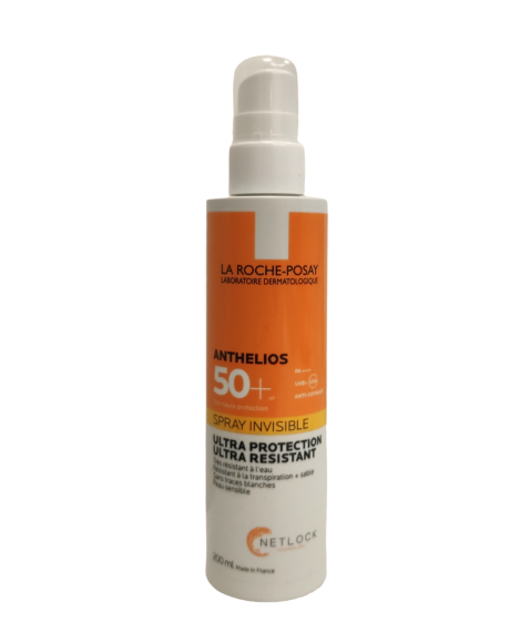 Anthelios Spray Invisibile SPF50+ Protezione Solare per il Corpo 200 ml 