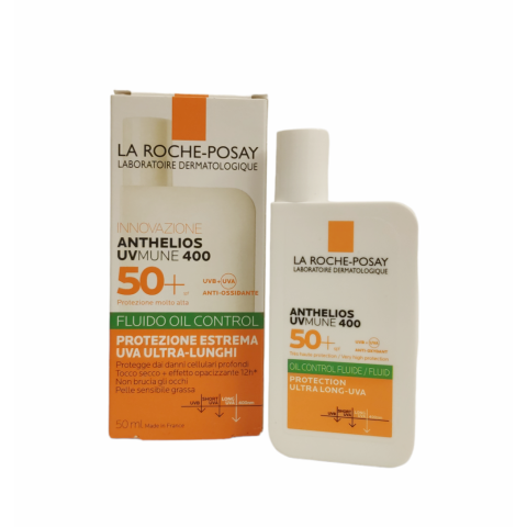 Anthelios UVMune 400 Fluido Oil Control Protezione Estrema SPF50+ 50 ml Anthelios UVMune 400 Fluido Oil Control Protezione Estrema SPF50+ 50 ml