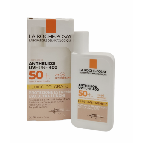 Anthelios UVMUNE 400 Fluido Invisibile Colorato SPF50+ Viso 50 ml Anthelios UVMUNE 400 Fluido Invisibile Colorato SPF50+ Viso 50 ml