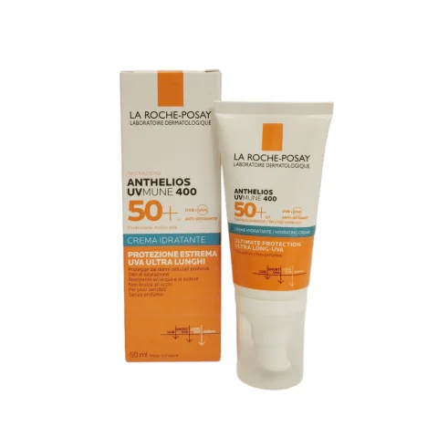 Anthelios UVMUNE 400 Crema Idratante Senza Profumo SPF 50+ Viso 50 ml