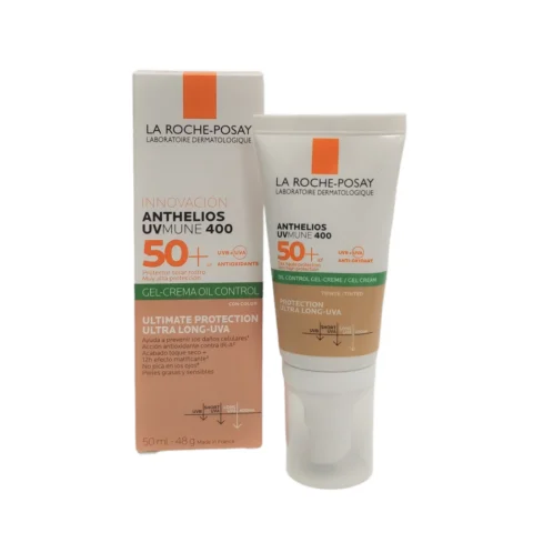 Anthelios UVMUNE 400 Gel-Crema Oil Control Colorata Viso Tocco Secco SPF50+ 50 ml
