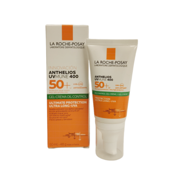 Anthelios UVMUNE 400 Gel-Crema Oil Control Tocco Secco Viso SPF50+ con Profumo 50 ml