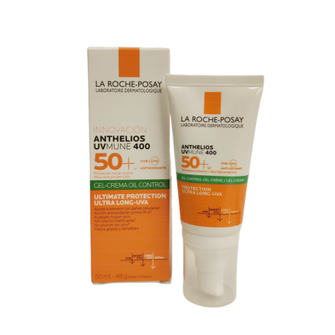 Anthelios UVMUNE 400 Gel-Crema Oil Control Tocco Secco Viso SPF50+ con Profumo 50 ml Anthelios UVMUNE 400 Gel-Crema Oil Control Tocco Secco Viso SPF50+ con Profumo 50 ml