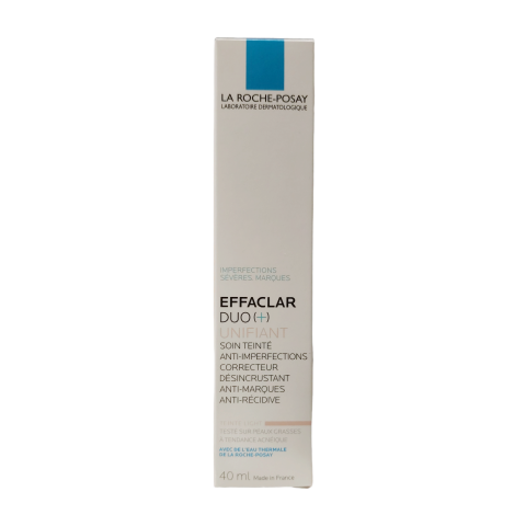 La Roche Posay Effaclar DUO (+) Unifiant Tinta Light Viso 40 ml - Trattamento uniformante anti-imperfezioni