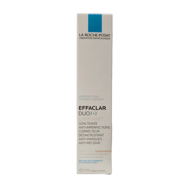 La Roche Posay Effaclar DUO (+) Unifiant Tinta Light Viso 40 ml - Trattamento uniformante anti-imperfezioni