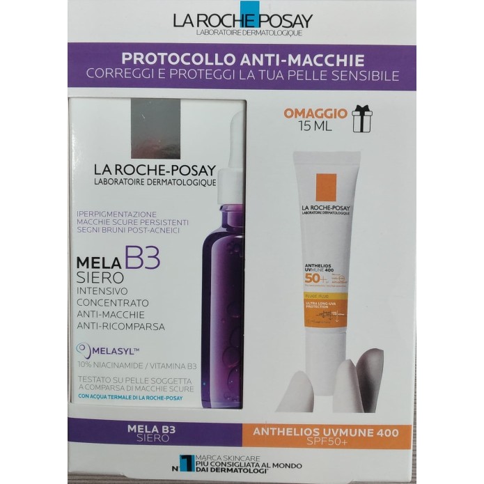 La Roche Posay Kit Siero Mela B3 + Anthelios Uvmune 400