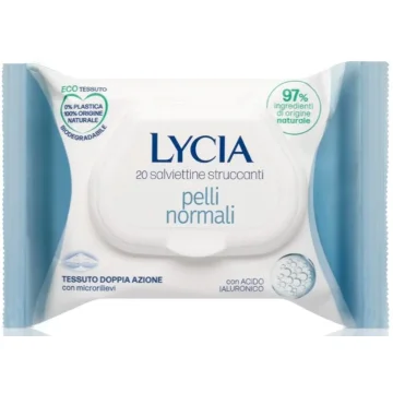 LYCIA SALVIETTINE STRUCCANTI PELLI NORMALI 20 pz