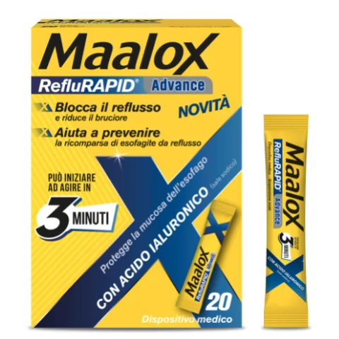 MAALOX REFLURAPID ADVANCE 20 BUSTINE