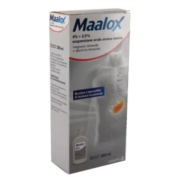 MAALOX SOSPENSIONE ORALE 250ML 4%+3,5%