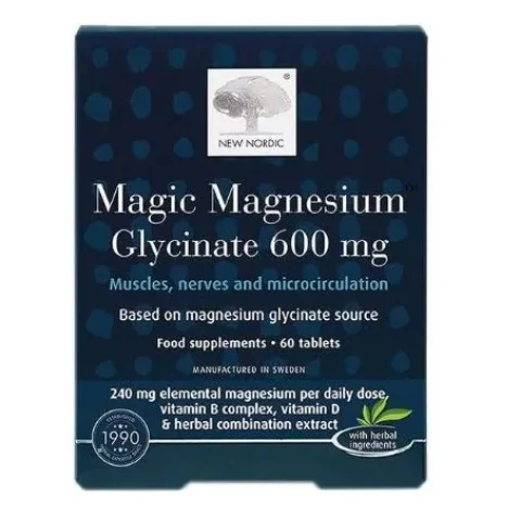 MAGIC MAGNESIUM GLYCINATE Integratore di Magnesio per il sistema nervoso 60 compresse