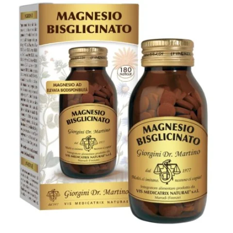 MAGNESIO Bisglicinato 180 Pastiglie Dr. Giorgini