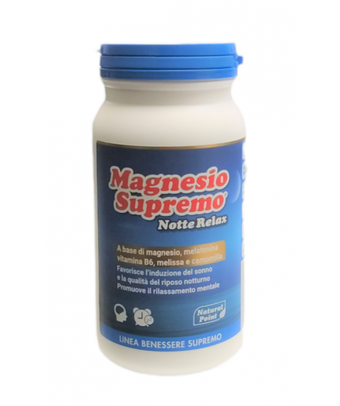 Magnesio Supremo Notte Relax 150 gr in Polvere - Integratore alimentare per il rilassamento mentale