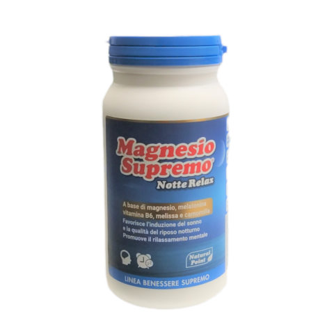 Magnesio Supremo Notte Relax 150 gr in Polvere - Integratore alimentare per il rilassamento mentale
