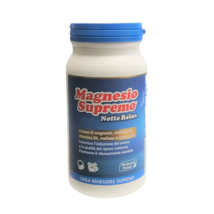 Magnesio Supremo Notte Relax 150 gr in Polvere - Integratore alimentare per il rilassamento mentale