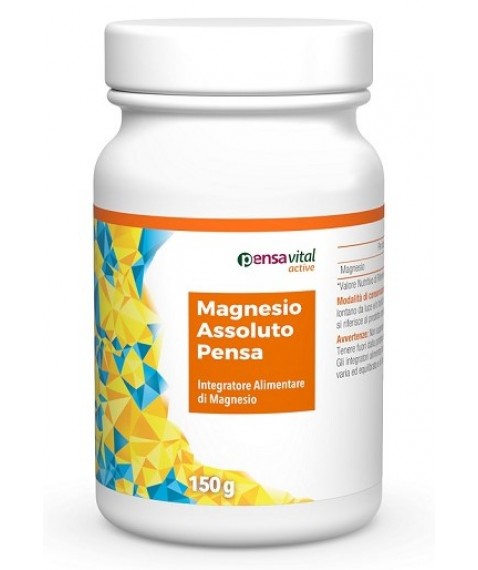Magnesio Assoluto Pensa Polvere 150 gr - Integratore alimentare di magnesio per energia e vitalità