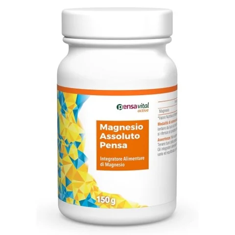 Magnesio Assoluto Pensa Polvere 150 gr - Integratore alimentare di magnesio per energia e vitalit&agrave;