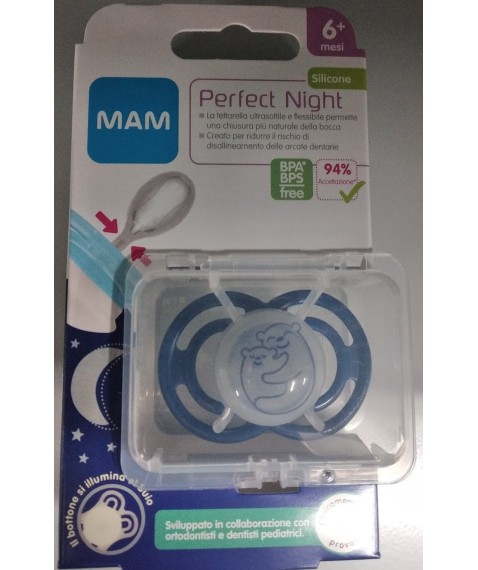 MAM PERFECT NIGHT SUCCHIETTO NOTTE 6+ Mesi