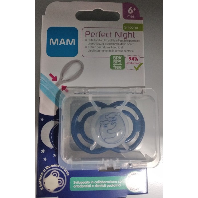 MAM PERFECT NIGHT SUCCHIETTO NOTTE 6+ Mesi