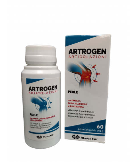 Artrogen Articolazioni Marco Viti 60 Perle Soft Gel - Integratore per le cartilagini articolari