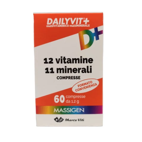 Massigen Dailyvit+ 60 Compresse - Integratore alimentare multivitaminico multiminerale