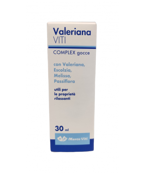 Valeriana Viti Complex Gocce 30 ml - Integratore per il rilassamento ed il sonno