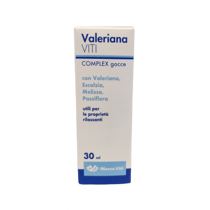 Valeriana Viti Complex Gocce 30 ml - Integratore per il rilassamento ed il sonno