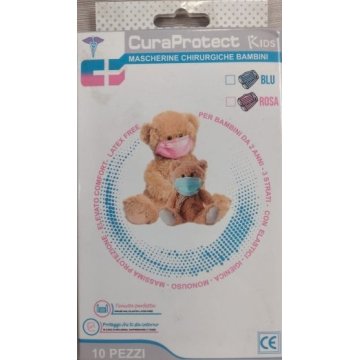 Mascherine chirurgiche per bambini Cura Protect Kids 10pz