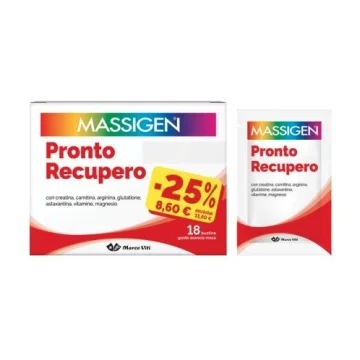Massigen Pronto Recupero 18 bustine gusto arancia rossa