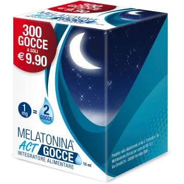 Melatonina Act Gocce 15ml - Integratore per il Sonno