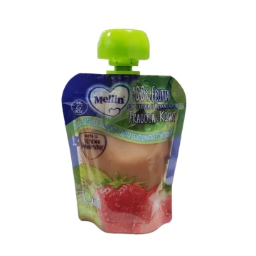 Mellin Merenda 100% Fragola Kiwi con Carota e Vitamina C Pouch 90 gr