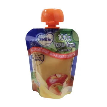 Mellin Merenda 100% Frutta Mista con Vitamina C Pouch 90 gr