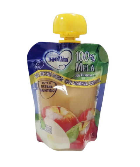 Mellin Merenda 100% Mela con Vitamina C Pouch 90 gr